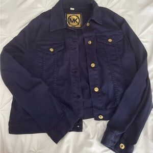 Michael Kors Navy Denim Jacket